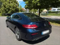 Gebraucht Mercedes C200 AMG 184 PS (135 kW) 2017 Blau Coupé