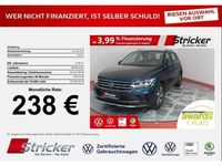 Gebraucht VW Tiguan Elegance 245 PS (180 kW) 2022 Nightshade blue metallic (metallic) SUV