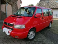 Gebraucht VW Multivan 116 PS (85 kW) 2002 Rot Van / Kleinbus