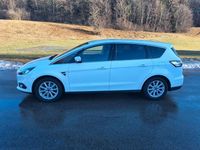 Gebraucht Ford S-MAX Titanium 150 PS (110 kW) 2015 Weiß Van / Kleinbus