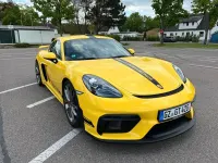 Gebraucht Porsche Cayman GT4 420 PS (308 kW) 2021 Gelb