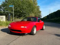 Gebraucht Mazda MX5 115 PS (84 kW) 1990 Rot Cabrio