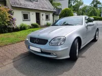 Gebraucht Mercedes SLK200 163 PS (119 kW) 2004 Silber Cabrio