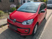 Gebraucht VW cross up! 75 PS (55 kW) 2019 Rot Kleinwagen