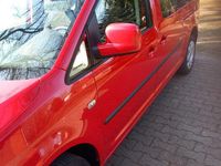 Gebraucht VW Caddy Maxi 102 PS (75 kW) 2015 Rot Van / Kleinbus