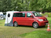 Gebraucht VW Multivan Comfortline 131 PS (96 kW) 2007 Rot Van / Kleinbus