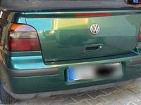gebraucht VW Golf Cabriolet 3/4 1.6 grün met. zum herrichten