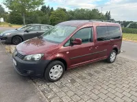 Gebraucht VW Caddy Maxi 109 PS (80 kW) 2011 Rot Van / Kleinbus