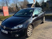 Gebraucht VW Golf VI Style 122 PS (89 kW) 2011 Schwarz Kleinwagen