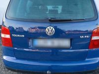 Gebraucht VW Touran 116 PS (85 kW) 2004 Blau Van / Kleinbus