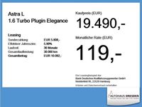 Usado Opel Astra Elegance 181 HP (133 kW) 2022 Preto Sedan