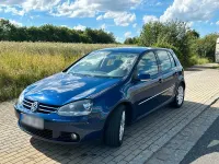 Gebraucht VW Golf VI 102 PS (75 kW) 2008 Blau Kleinwagen