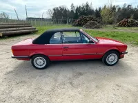 Gebraucht BMW 325 Cabriolet Sport Line 170 PS (125 kW) 1987 Rot Cabrio