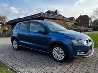 Gebraucht VW Polo LOUNGE 75 PS (55 kW) 2015 Blau Kleinwagen