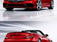 Gebraucht Mercedes SLC300 245 PS (180 kW) 2017 Rot Cabrio