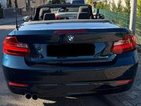 Second-hand BMW 220 Advantage 184 CP (135 kW) 2017 Albastru Cabrio