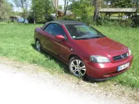 Gebraucht Opel Astra Cabriolet 101 PS (74 kW) 2001 Rot Cabrio