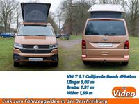 gebraucht VW California T6.1BEACH CAMPER 4motion DSG Aufstelldach Allrad