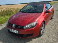 Gebraucht VW Golf Cabriolet 105 PS (77 kW) 2012 Rot Cabrio