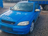 Usado Opel Astra 101 HP (74 kW) 2001 Azul Coupé