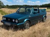 Gebraucht VW Golf Cabriolet Edition 76 PS (55 kW) 1990 Grün Cabrio