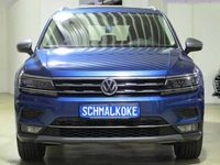 Gebraucht VW Tiguan Allspace Highline 150 PS (110 kW) 2021 Blue silk (metallic) SUV