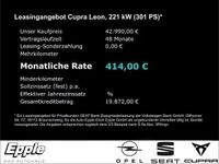 Neu Cupra Leon VZ 300 PS (220 kW) 2026 Schwarz Limousine