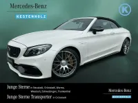 Gebraucht Mercedes C63S AMG AMG 510 PS (375 kW) 2021 Designo kaschmirweiß magno Cabrio