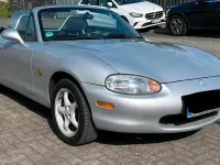 Gebraucht Mazda MX5 110 PS (80 kW) 2000 Silber Cabrio