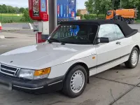 Gebraucht Saab 900 Cabriolet 126 PS (92 kW) 1990 Weiß Cabrio