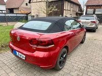 Gebraucht VW Golf Cabriolet Basis 105 PS (77 kW) 2012 Rot Cabrio
