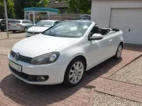 Gebraucht VW Golf Cabriolet 105 PS (77 kW) 2012 Weiß Cabrio