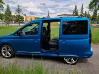 Gebraucht VW Caddy Highline 114 PS (83 kW) 2021 Blau Van / Kleinbus