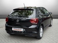 Gebraucht VW Polo Highline 95 PS (69 kW) 2021 Schwarz (deep black perleffekt) Kleinwagen