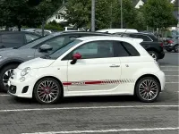 Gebraucht Abarth 500 135 PS (99 kW) 2009 Weiß Kleinwagen