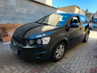 Gebraucht Chevrolet Aveo 101 PS (74 kW) 2012 Schwarz Kleinwagen