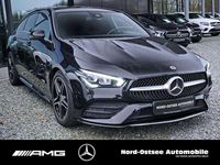 Gebraucht Mercedes CLA200 Shooting Brake AMG 163 PS (119 kW) 2021 Metalliclack kosmosschwarz Kombi