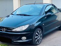 gebraucht Peugeot 206 CC Cabrio mit Hardtop - Schwarz - TÜV 11/2025