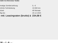 Neu Citroën C3 Aircross 101 PS (74 kW) 2025 Weiß SUV