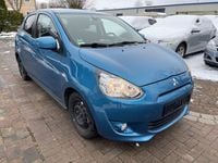 Gebraucht Mitsubishi Space Star Top 80 PS (58 kW) 2015 Blau Kleinwagen
