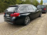 gebraucht BMW 318 d F31 Schwarz Luxury Line