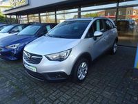 Gebraucht Opel Crossland X Edition 110 PS (80 kW) 2017 Argon silber/ice silver (m2) SUV