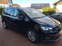 Gebraucht VW Sharan Comfortline 150 PS (110 kW) 2018 Schwarz Van / Kleinbus