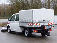 gebraucht VW Transporter TDI Doka Plane 4x4 + Schneeschild Salzstreuer