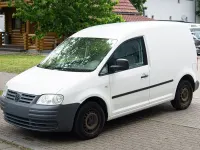 Gebraucht VW Caddy 105 PS (77 kW) 2010 Weiß Van / Kleinbus
