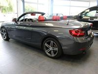 Gebraucht BMW 218 Sport Line 136 PS (100 kW) 2016 Grau Cabrio