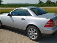 Gebraucht Mercedes SLK200 136 PS (100 kW) 1998 Silber Cabrio