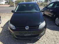 Gebraucht VW Polo Match 90 PS (66 kW) 2012 Schwarz Kleinwagen