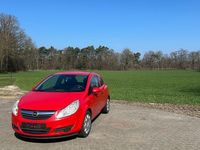 Gebraucht Opel Corsa Selection 60 PS (44 kW) 2009 Rot Kleinwagen