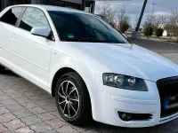 Gebraucht Audi A3 S-Line 105 PS (77 kW) 2007 Weiß Kleinwagen